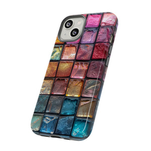 Pastel Mosaic Elegance - Protective Phone Case