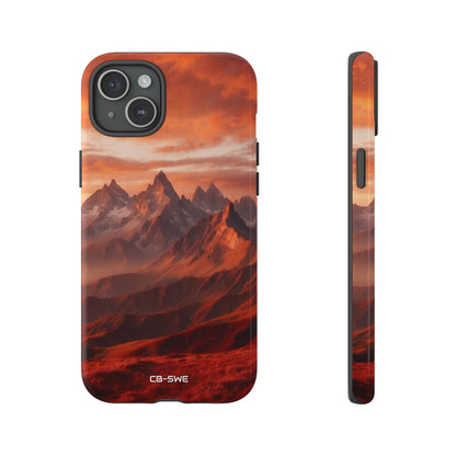 Mountain Peaks Glowing - iPhone Case