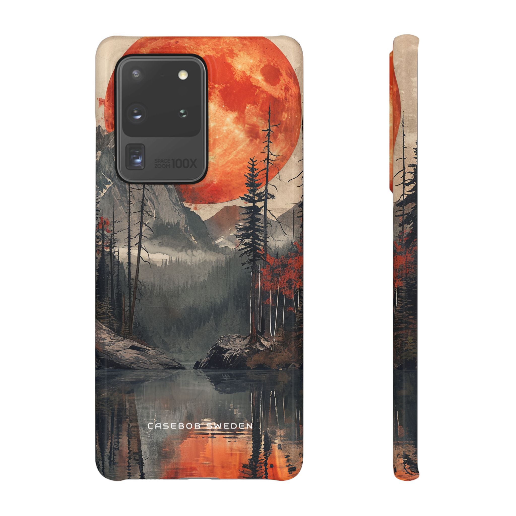 Celestial Glow Over Reflective Landscape Samsung S20 - Slim Phone Case