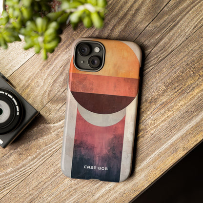 Sunset Orb iPhone 15 Plus Case - Tough