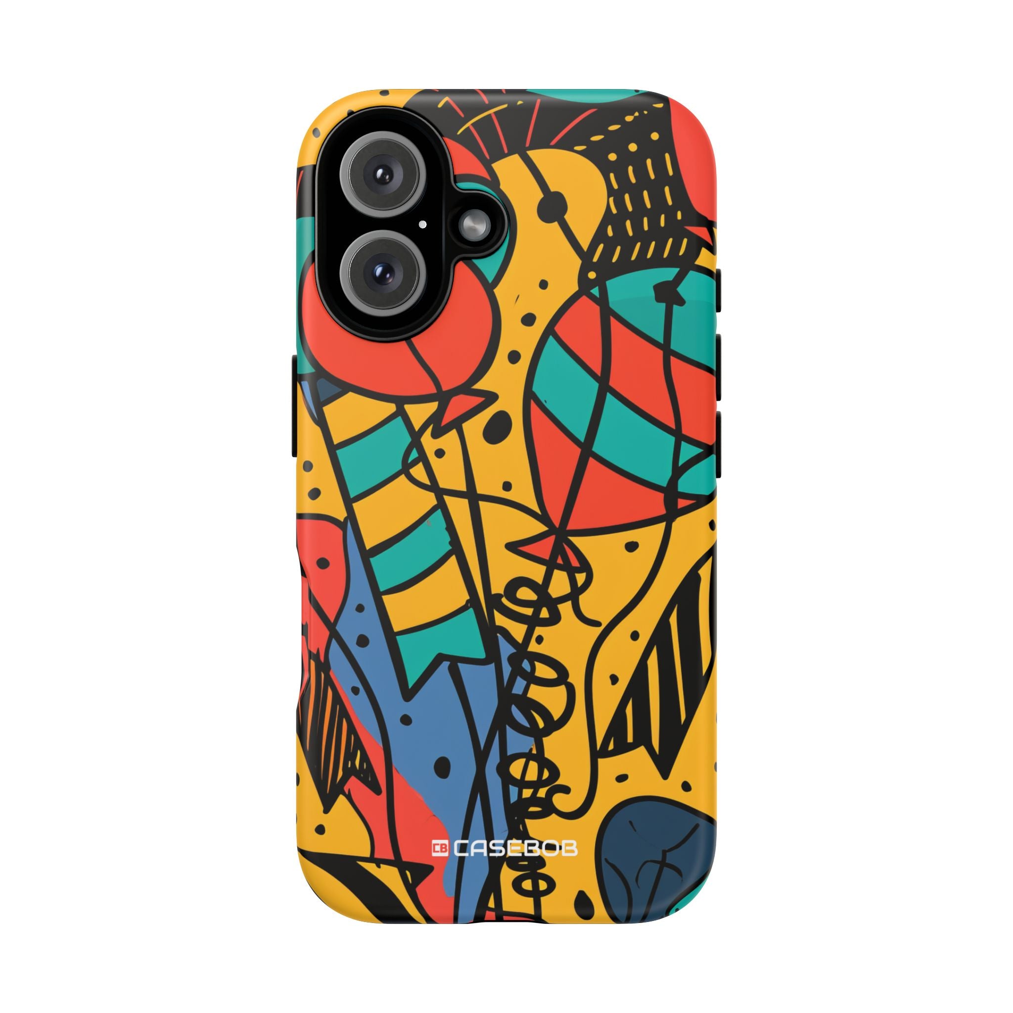 Joyful Whimsy in Vibrant Yellow - for iPhone 16