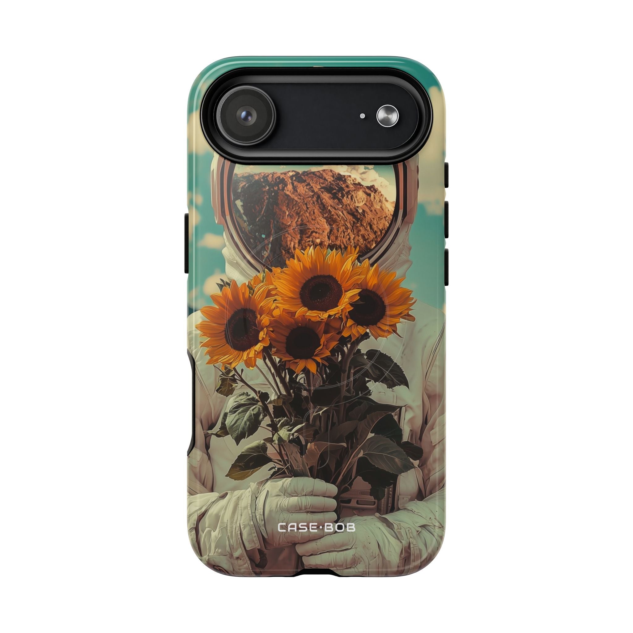 Sunflower Astronaut iPhone 17 Air Case - Tough+