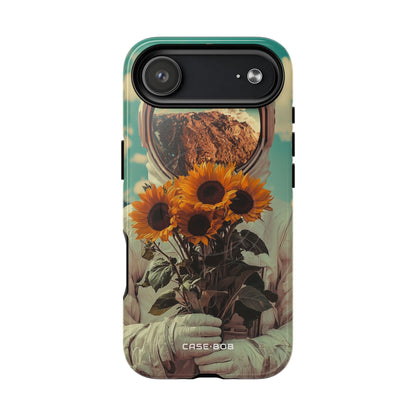 Sunflower Astronaut iPhone 17 Air Case - Tough+