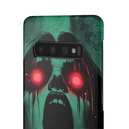 Haunting Glow of Gothic Eyes Samsung S10 - Slim Phone Case