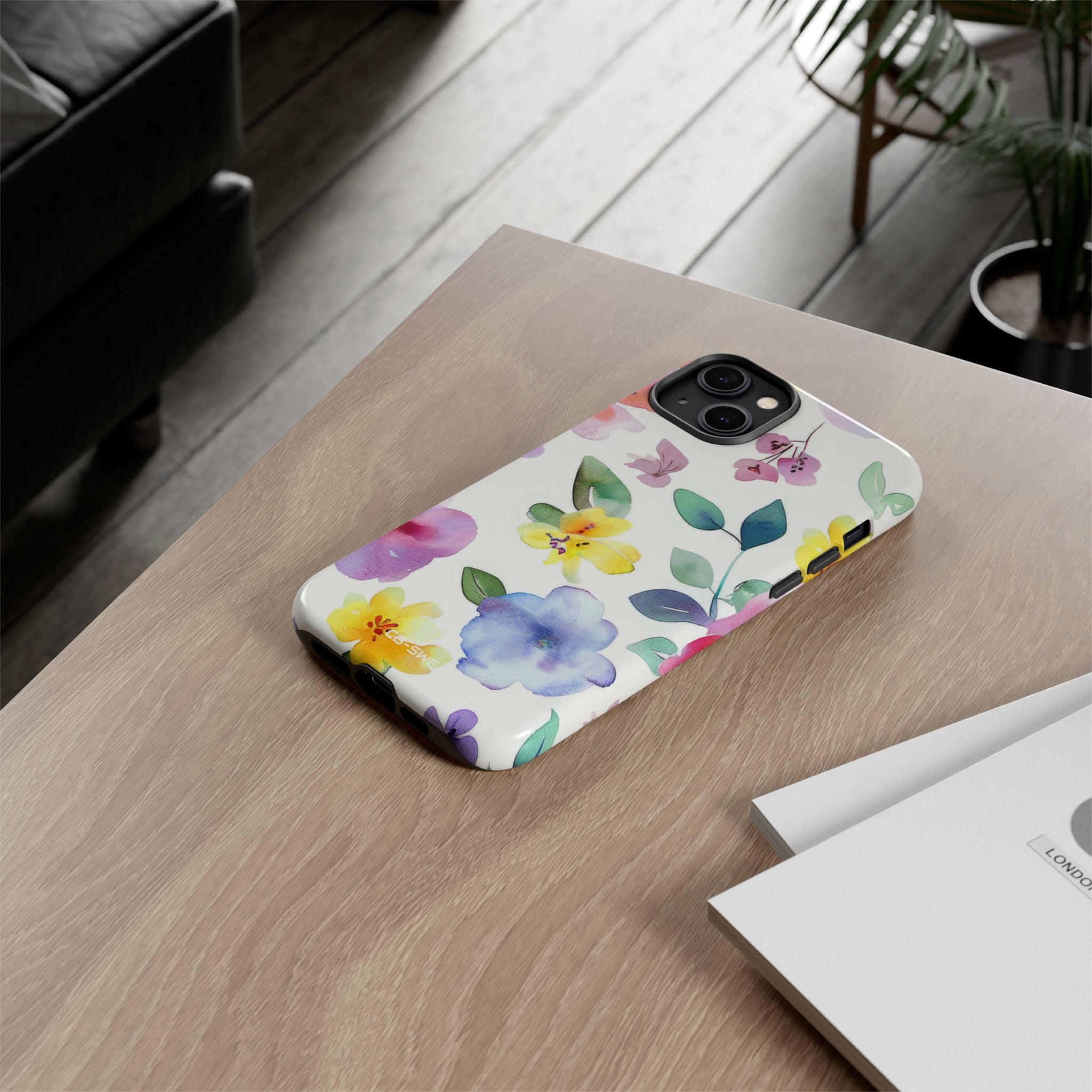 Whimsical Watercolor Florals - iPhone Case