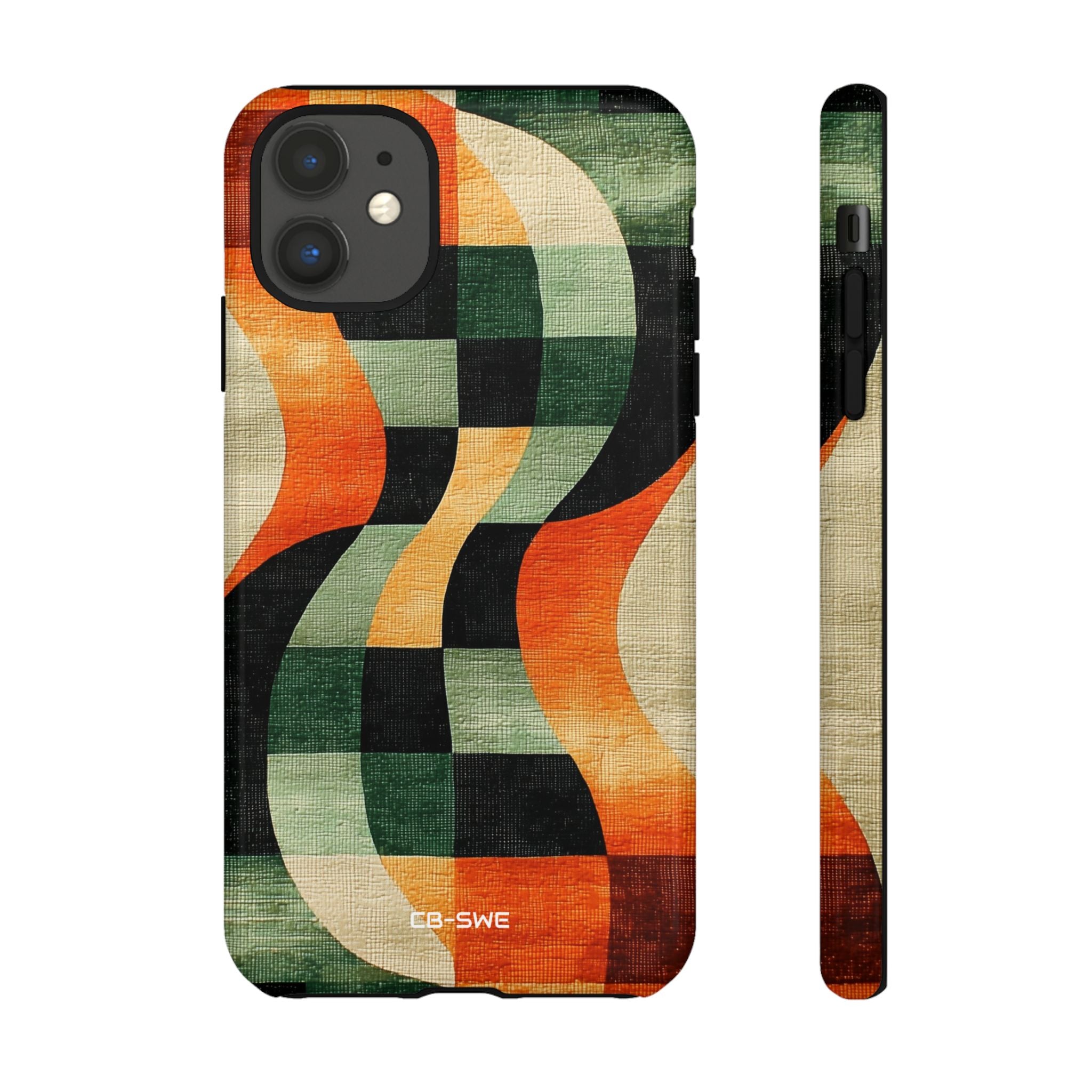 **Curves Embrace Rhythm** - iPhone Case
