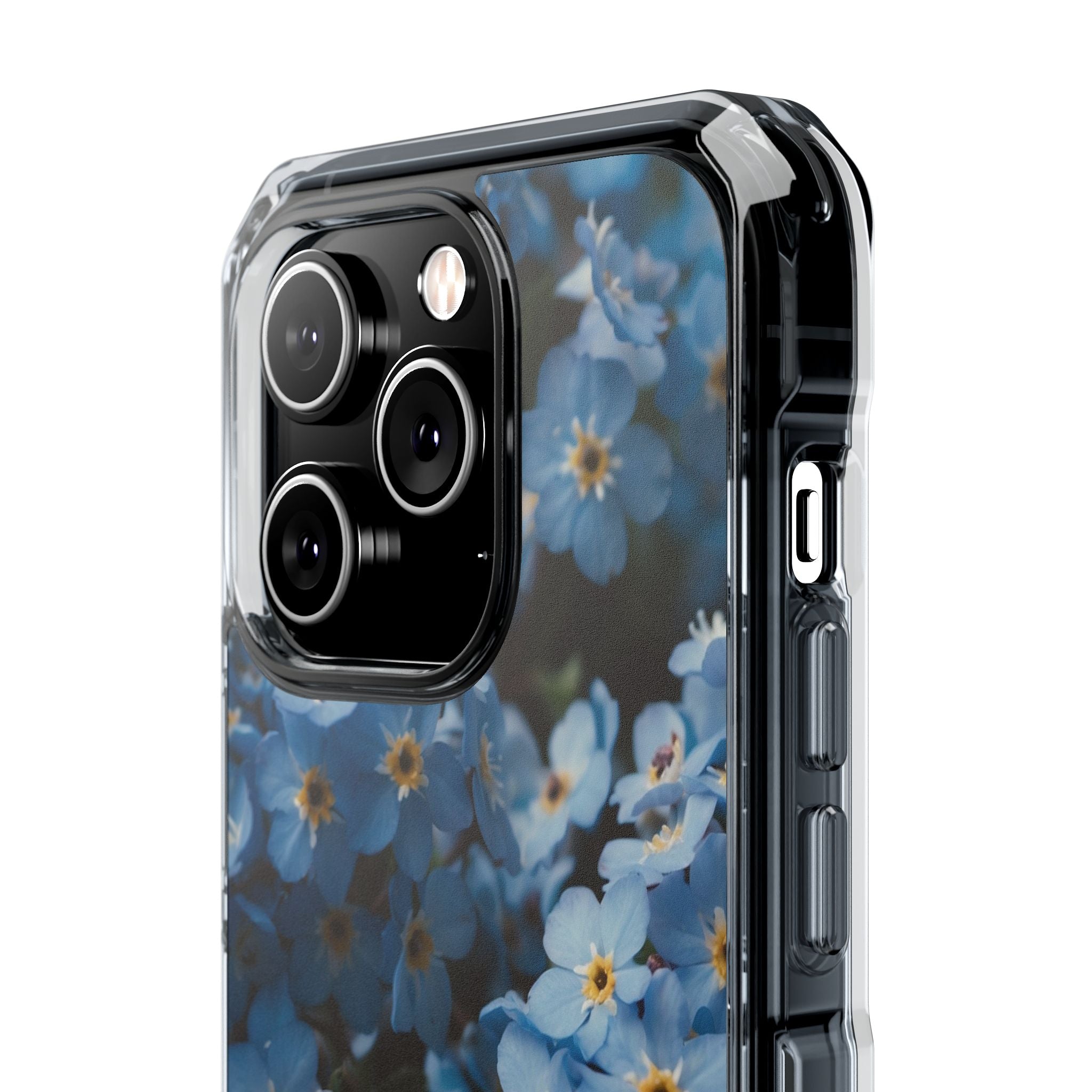 Blue Blooms Embrace iPhone Case - Impact