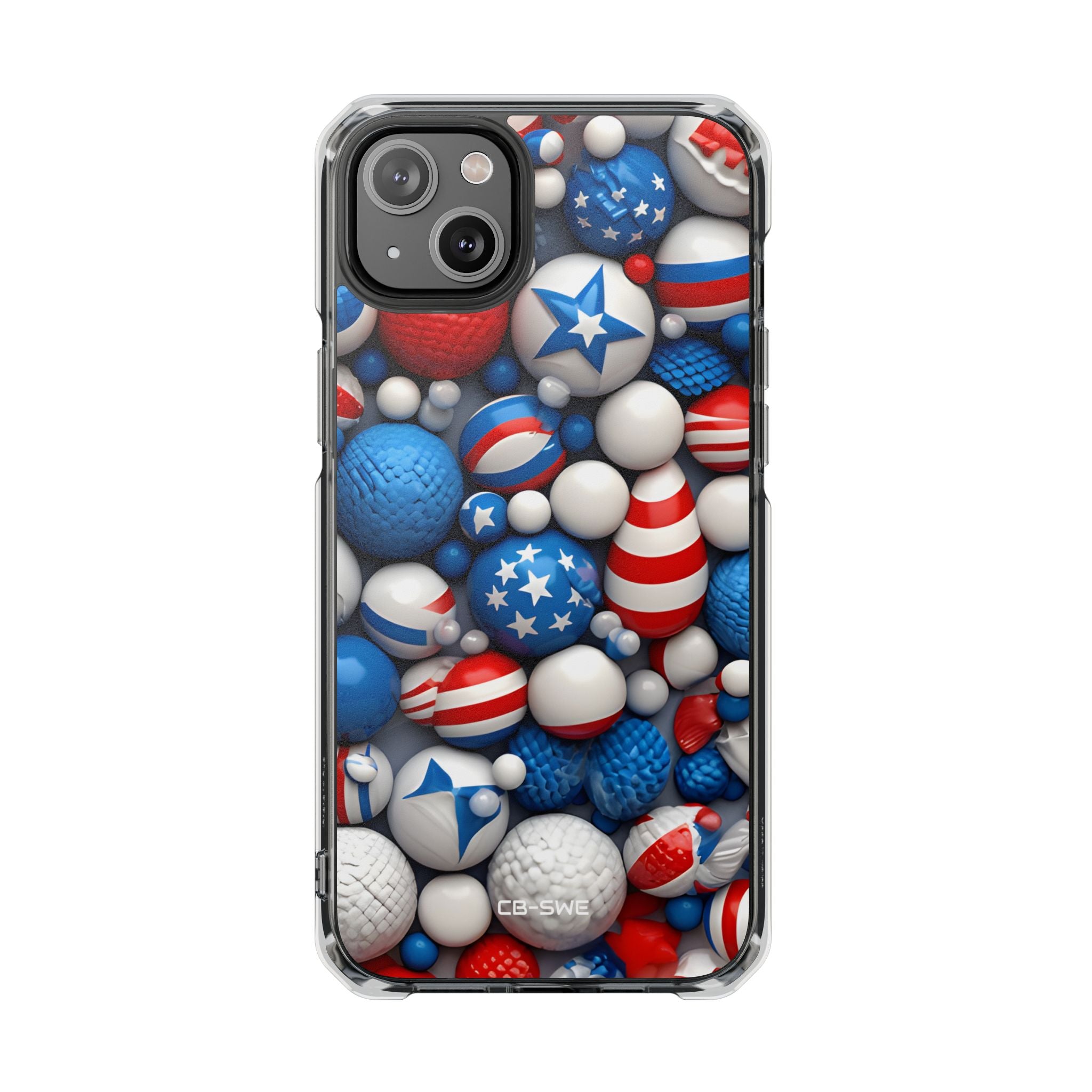 Festive Spheres Cluster iPhone Case - Impact