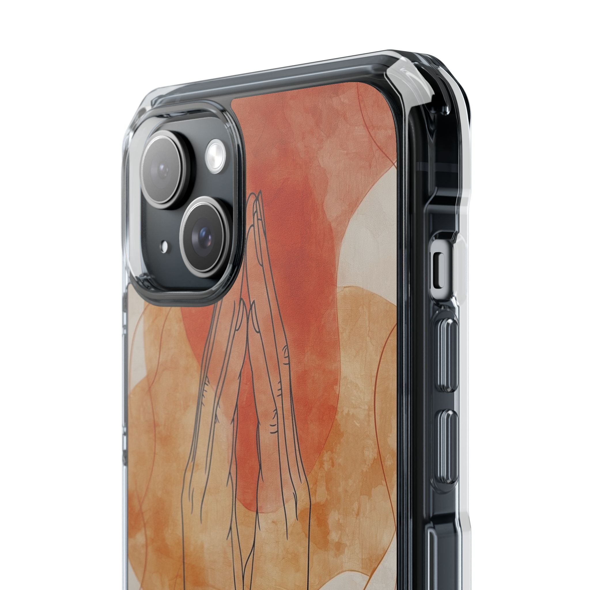 Hands Embrace Light iPhone Case - Impact