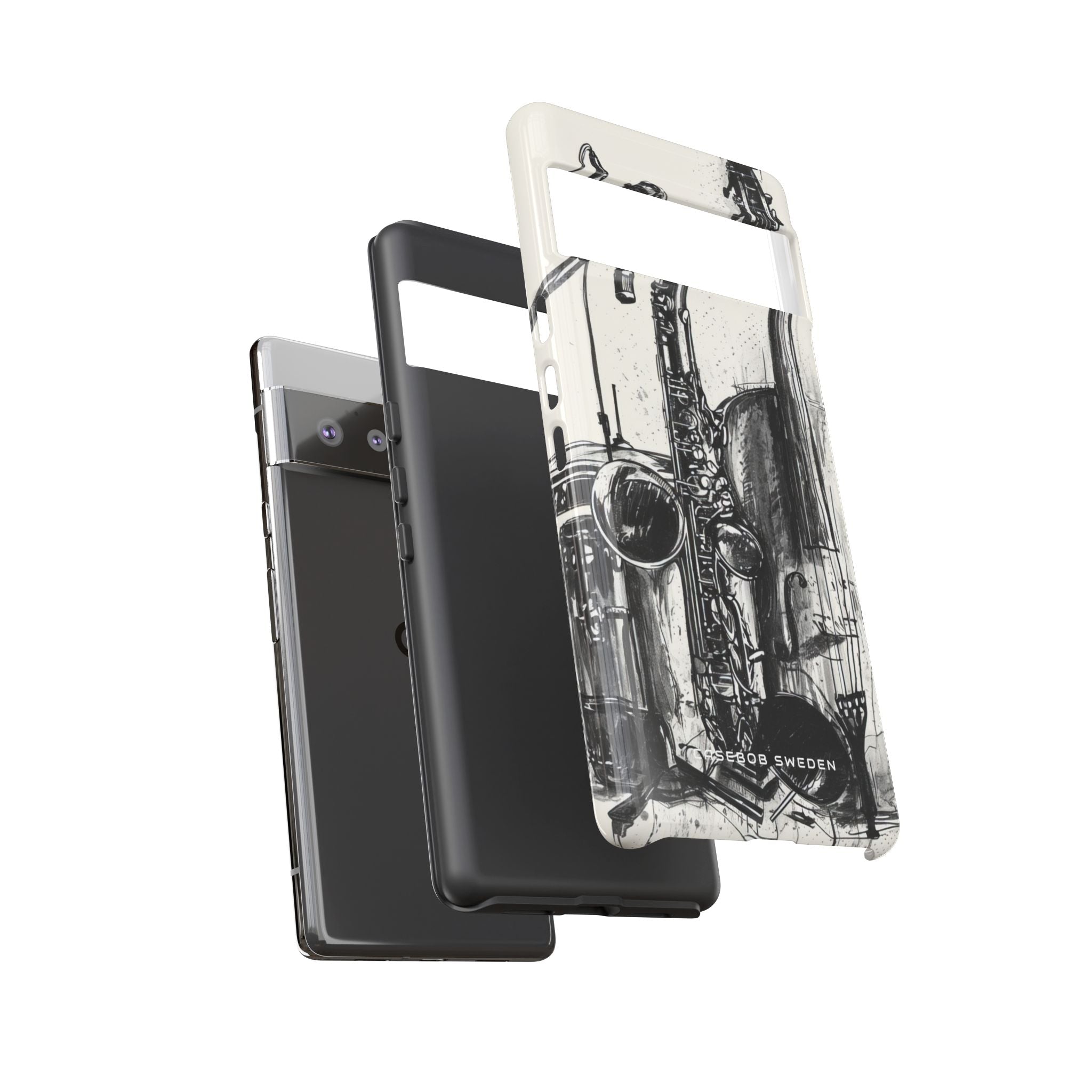 Jazz Instrument Line Symphony Google Pixel 6 - Tough Phone Case