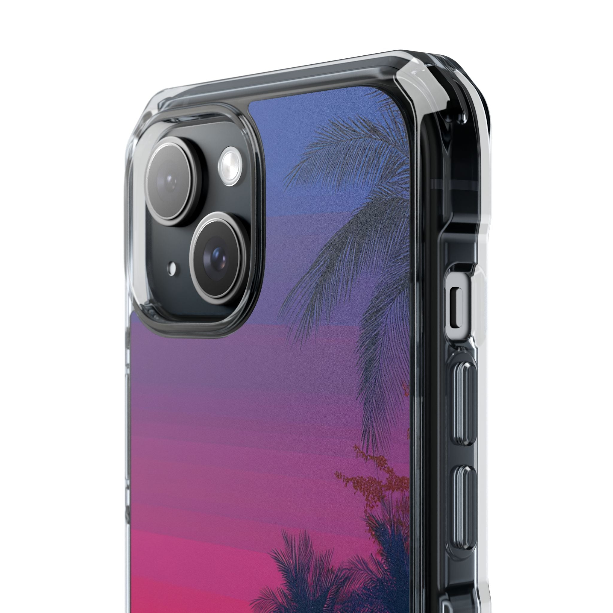 Tropical Sunset Silhouettes iPhone Case - Impact