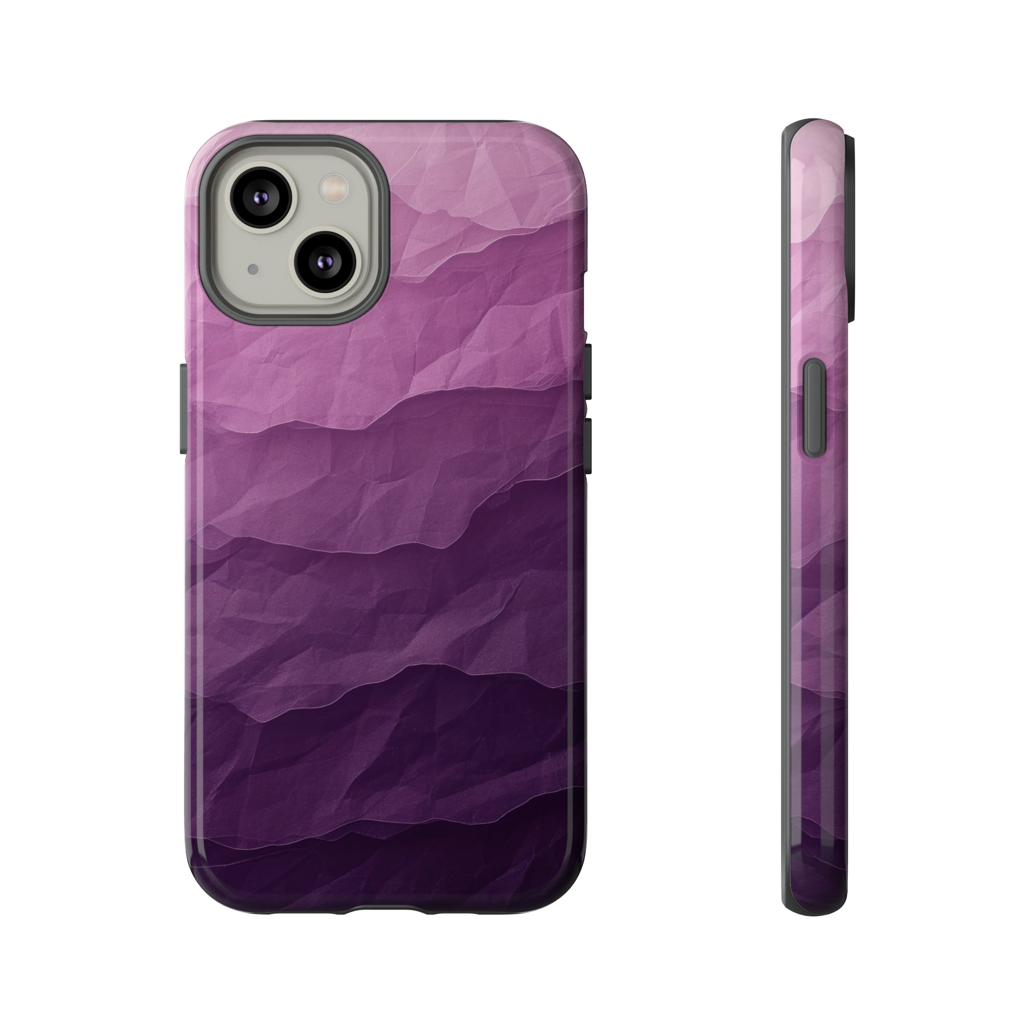 Lilac to Plum Gradient - Protective Phone Case