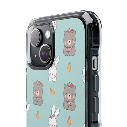 Bunnies Gather Carrots iPhone Case - Impact