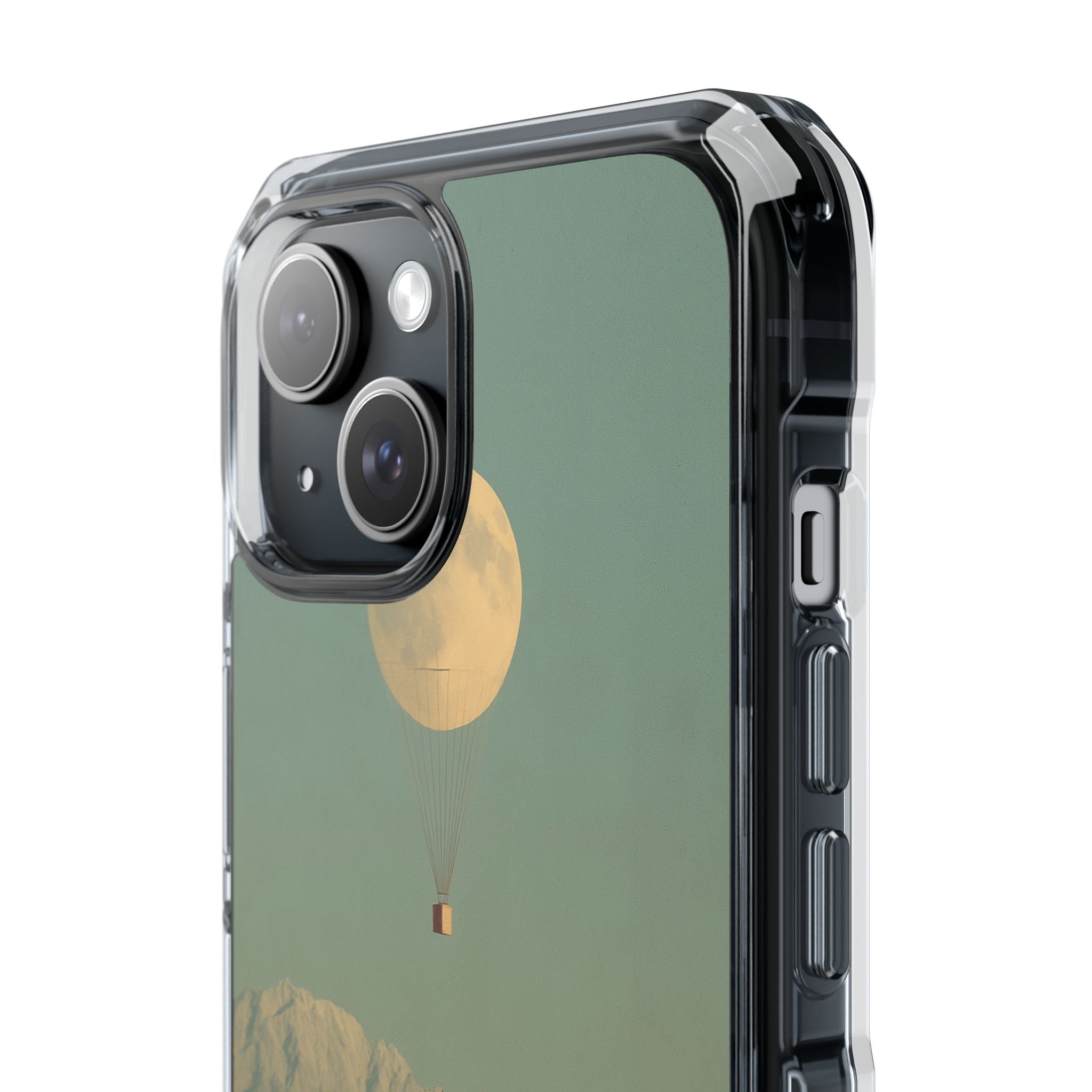 Moon Hovers Low iPhone Case - Impact