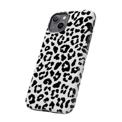 Monochrome Leopard Essence - iPhone Case