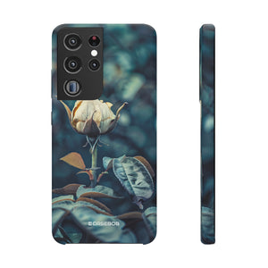 Teal Rosebud Serenade | Schlanke Handyhülle für Samsung