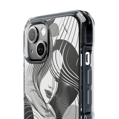 Fluid Noir Rhythm - Phone Case for iPhone