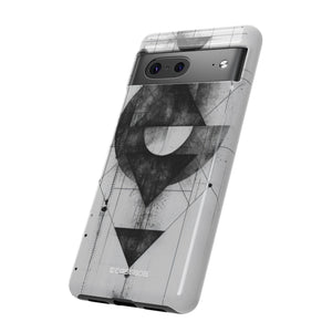 Monochrome Geometry | Protective Phone Case for Google Pixel