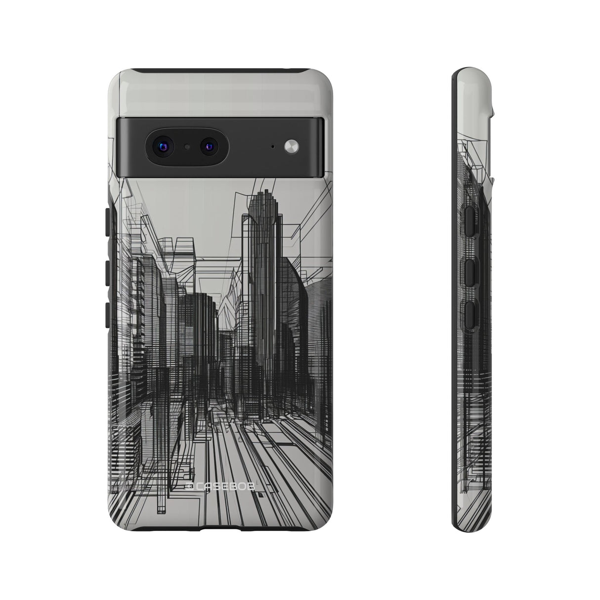 Urban Wireframe | Protective Phone Case for Google Pixel