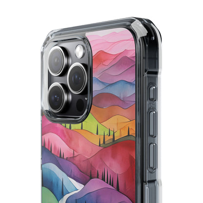 Whimsical Colorful Valleys iPhone Case - Impact
