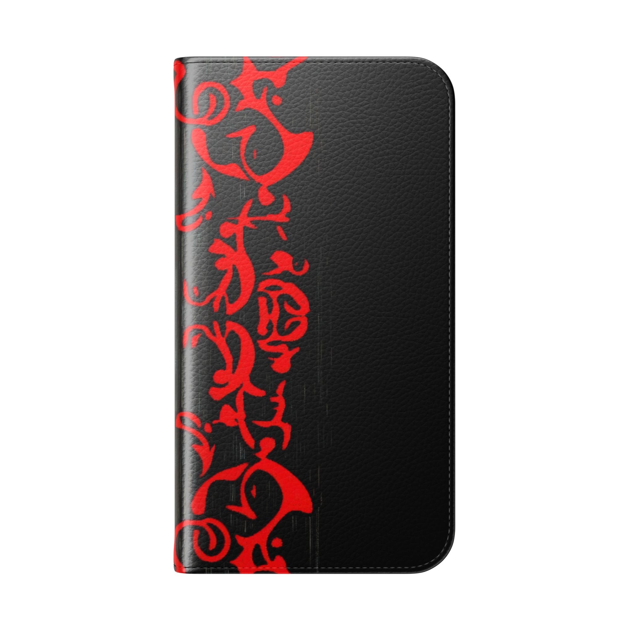 Crimson Swirl - iPhone 15 Case - Wallet
