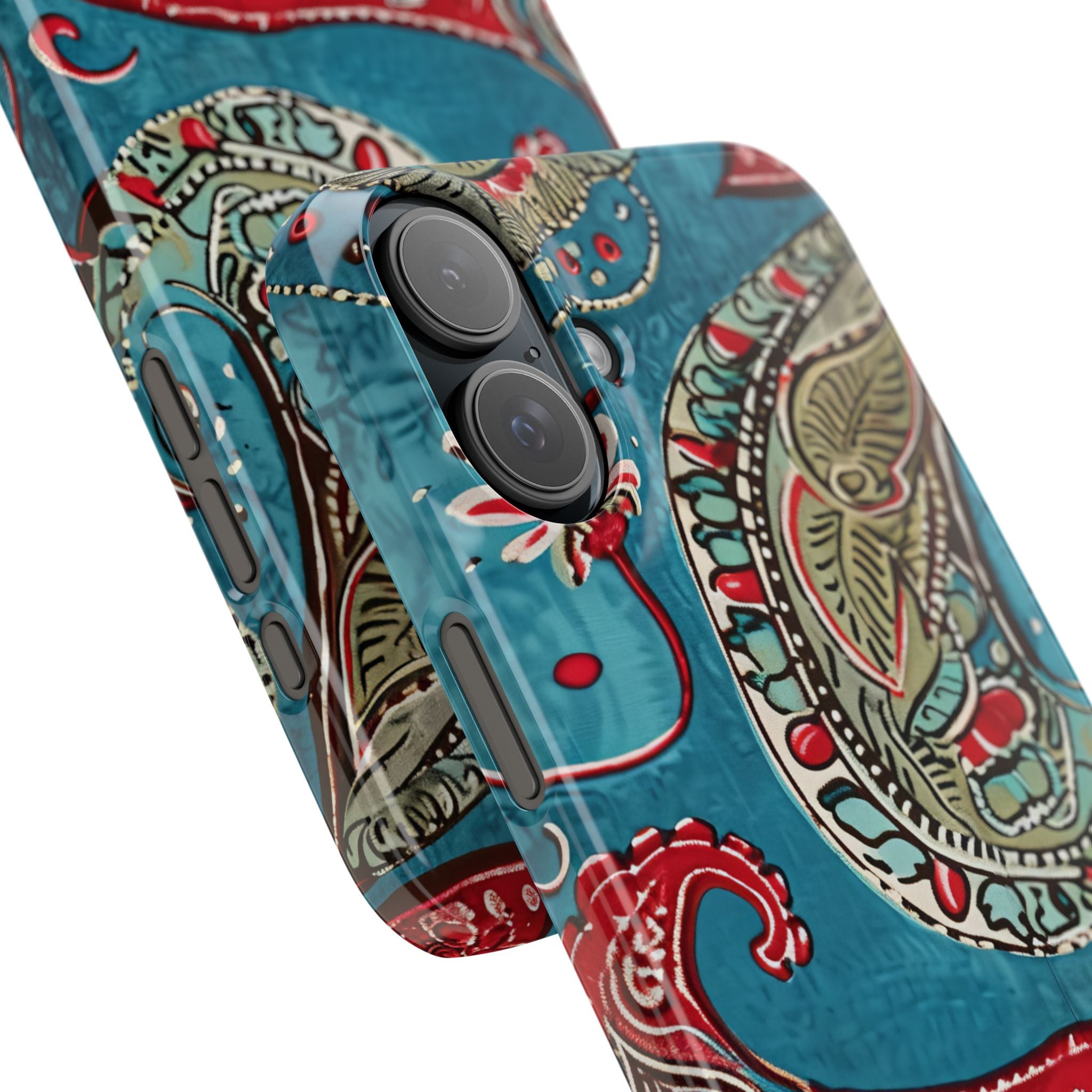 Vintage Paisley Elegance iPhone 16 - Slim Phone Case