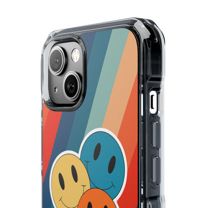 Retro Smiley Harmony iPhone Case - Impact