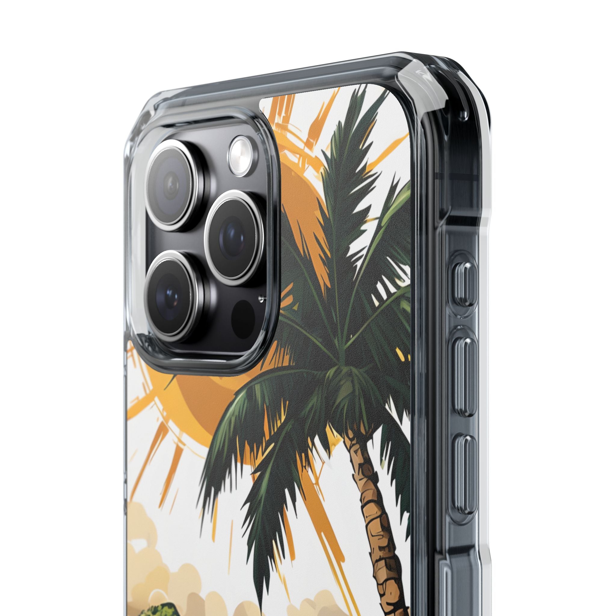 Sunny Palm Breeze iPhone 15 Pro Max Case - Impact