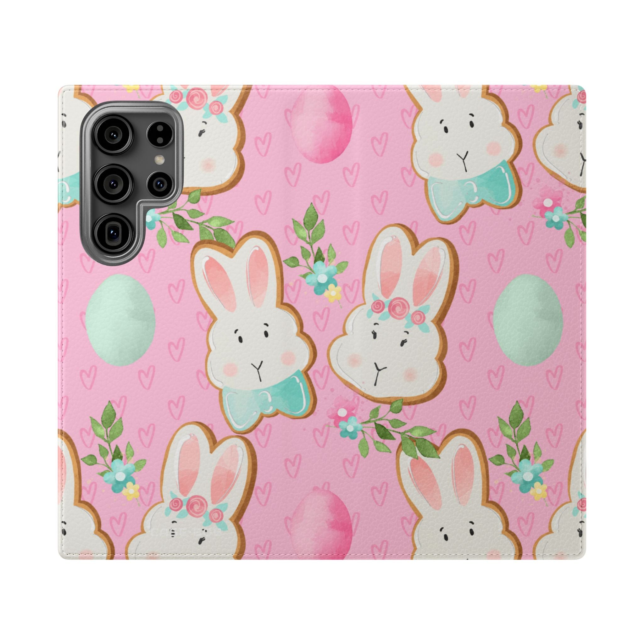 Blushing Bunny Bloom - Samsung S23 Ultra Case - Wallet