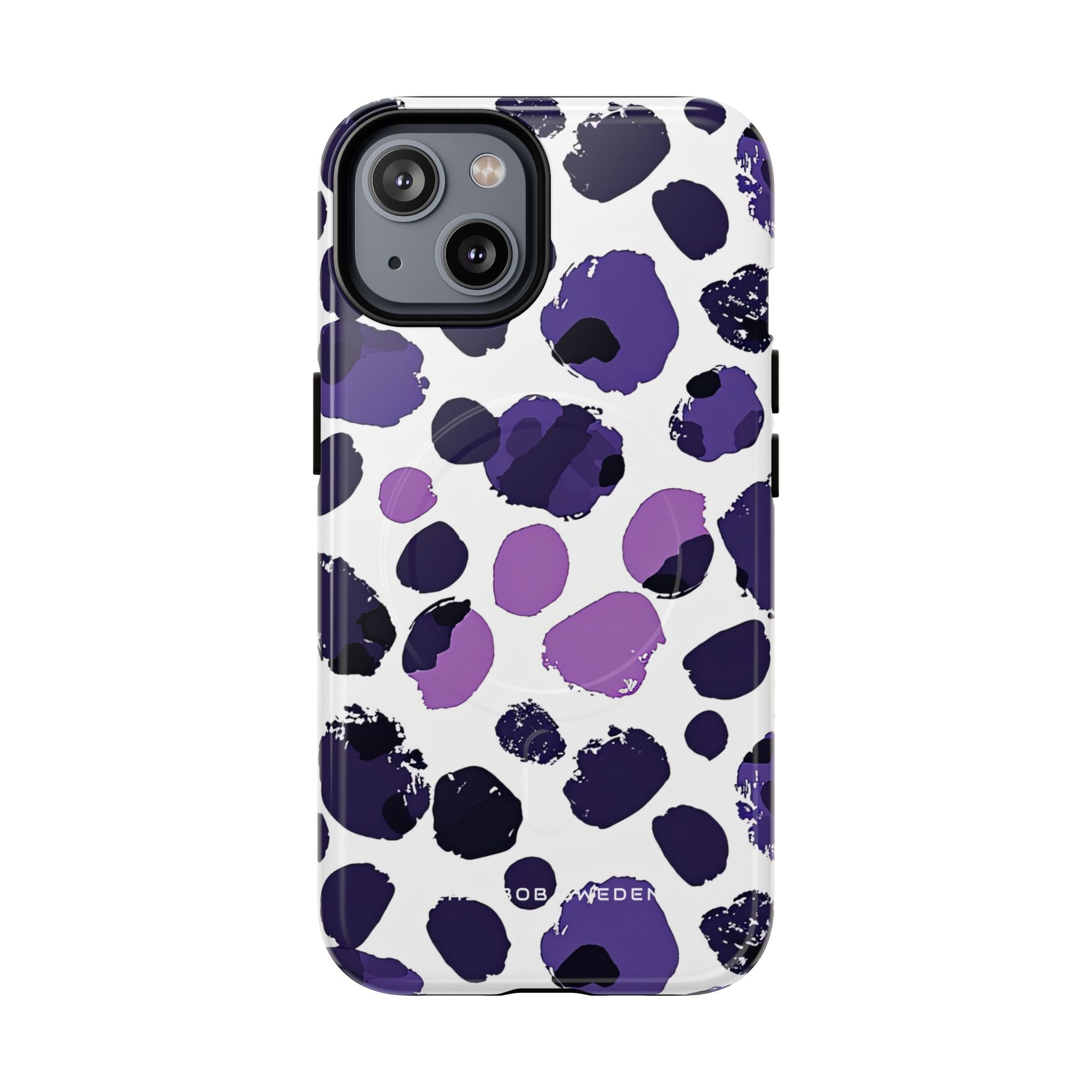 Purple Inkblots iPhone 14 | Tough+ Phone Case