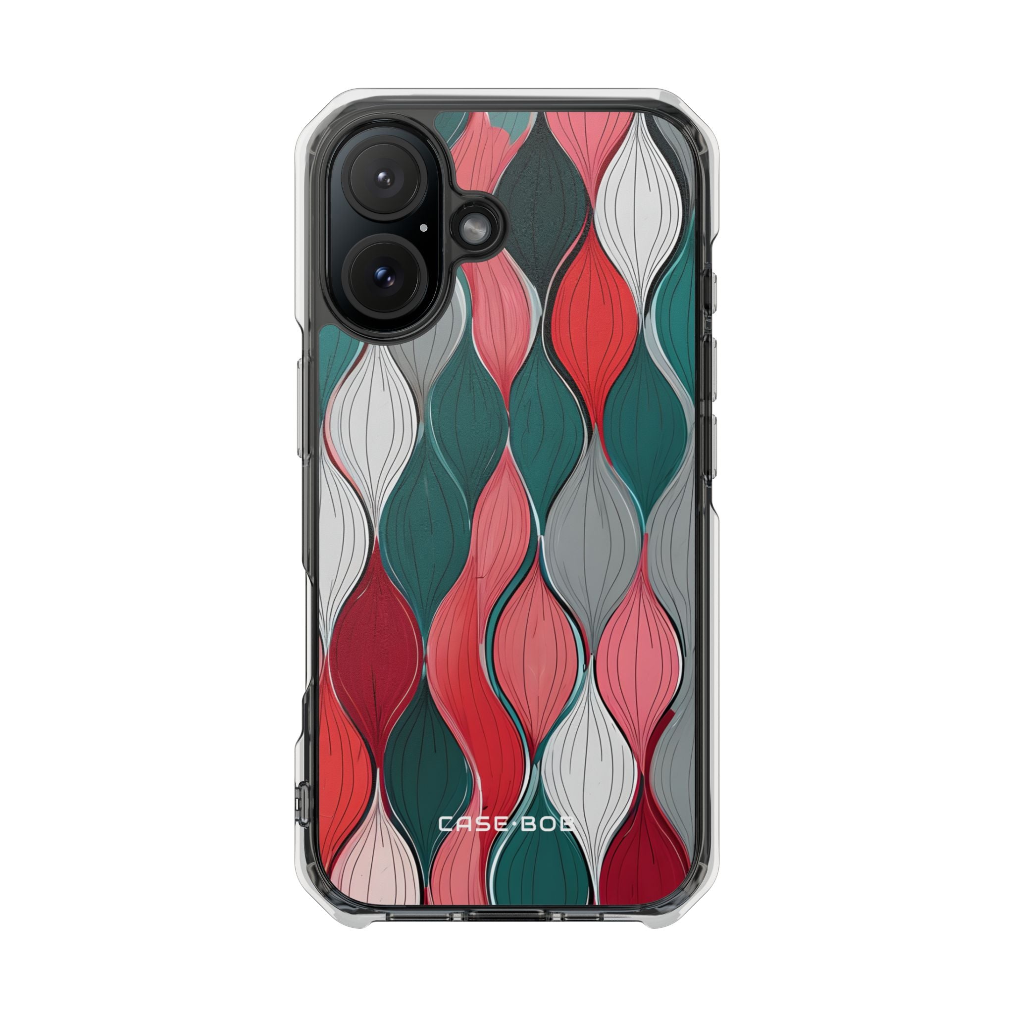 Leaf Cascade Teal iPhone 15 Case - Impact