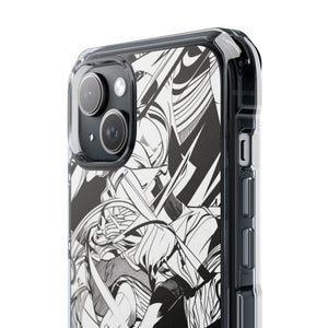 Dynamic Court Noir - Phone Case for iPhone (Clear Impact - Magnetic)