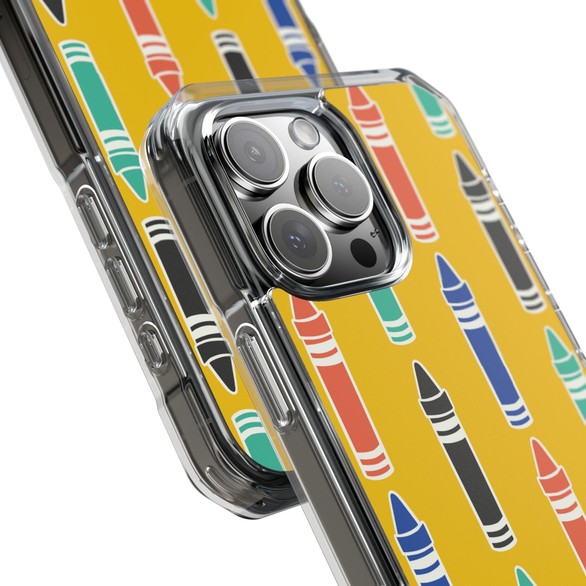Crayons Dance Joyfully iPhone Case - Impact