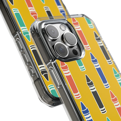 Crayons Dance Joyfully iPhone Case - Impact