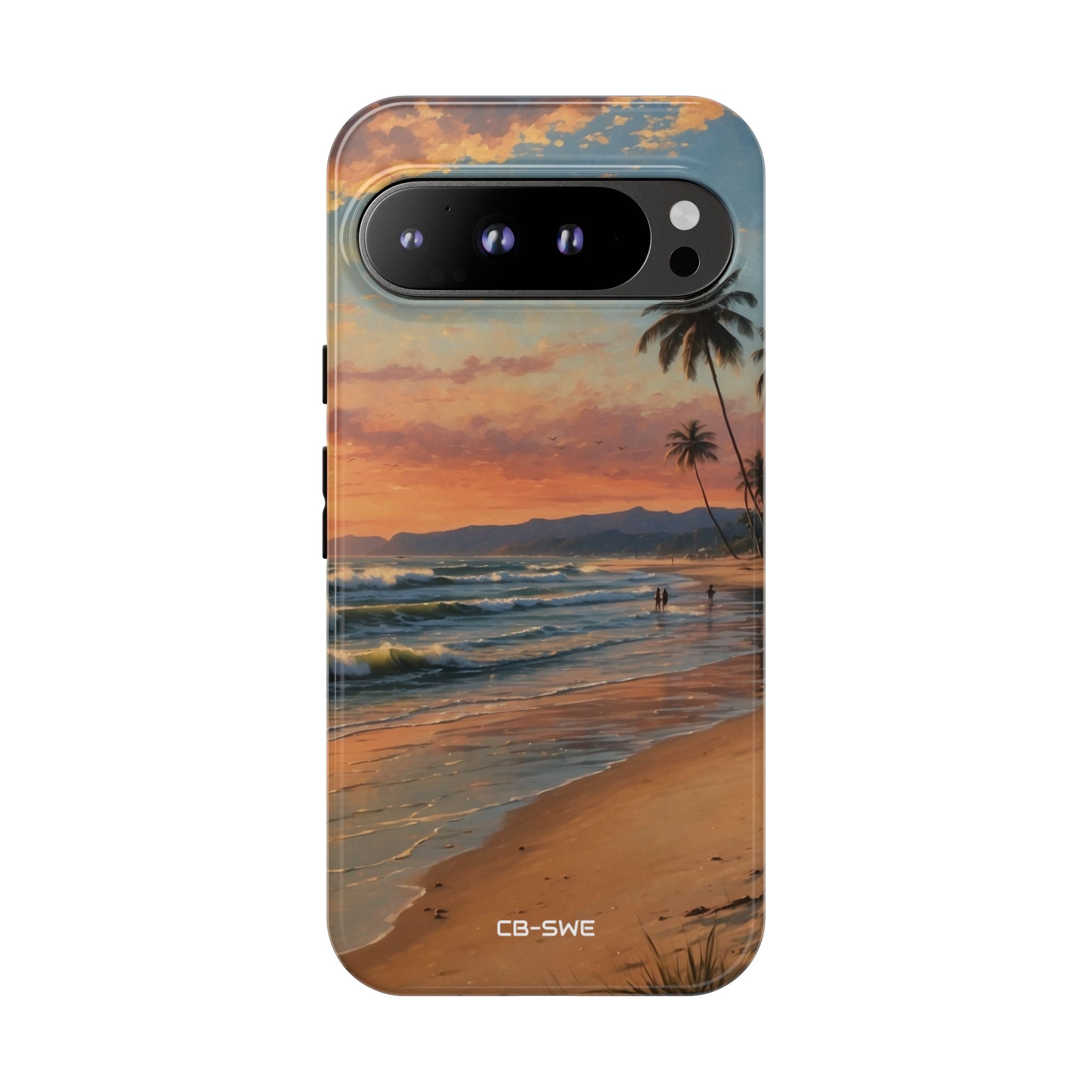 Golden Waves Embrace - Google Pixel Case