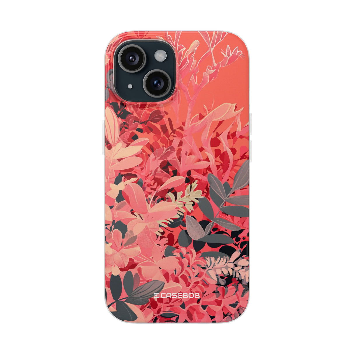 Living Coral Design | Handyhülle für iPhone (Flexible Hülle) 