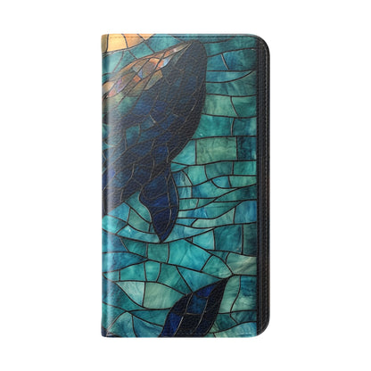 Blue Whale Mosaic - Samsung S23 Case - Wallet