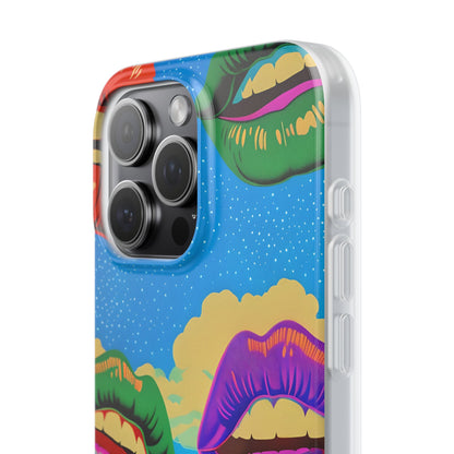Colorful Lipscape iPhone 15 Pro Max Case - Soft