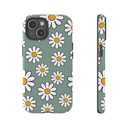 Daisies Dance Playfully - iPhone Case