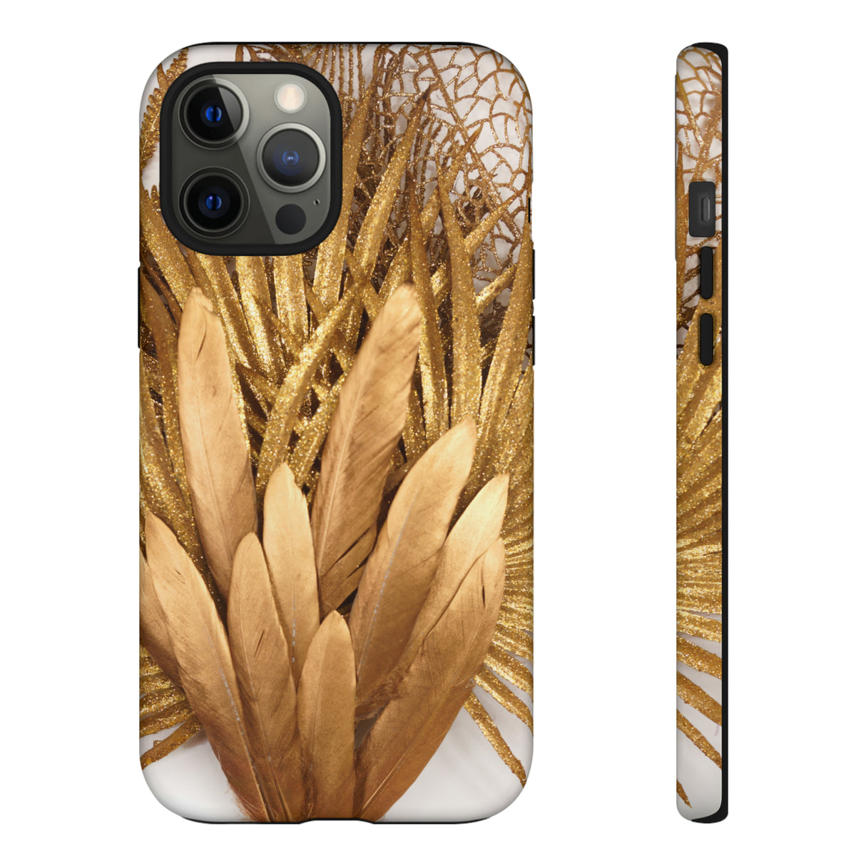 Gold Feather - Protective Phone Case