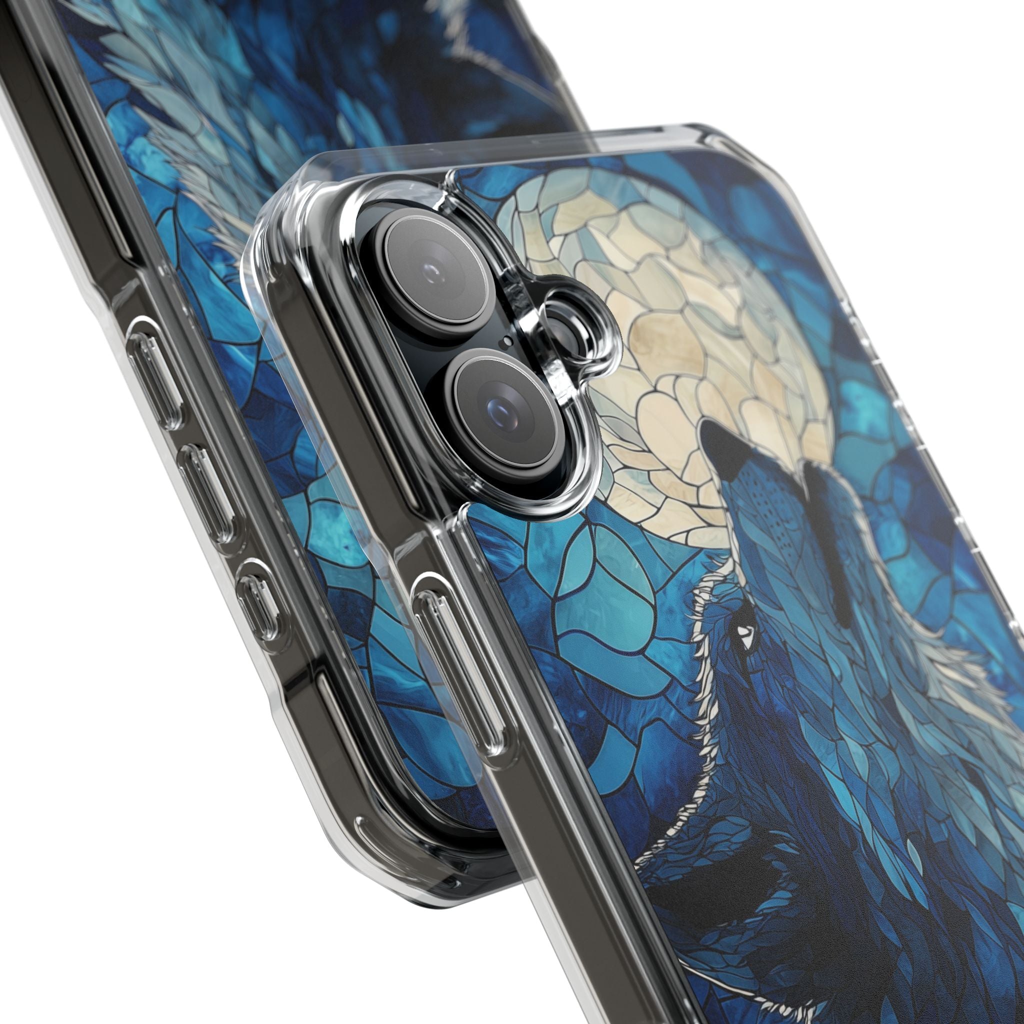 Wolf Howls Moonlight iPhone Case - Impact