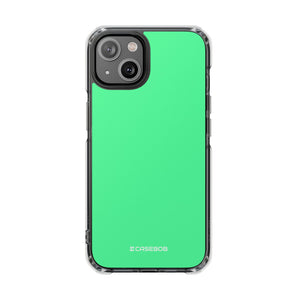 Sea Green | Phone Case for iPhone (Clear Impact Case - Magnetic)