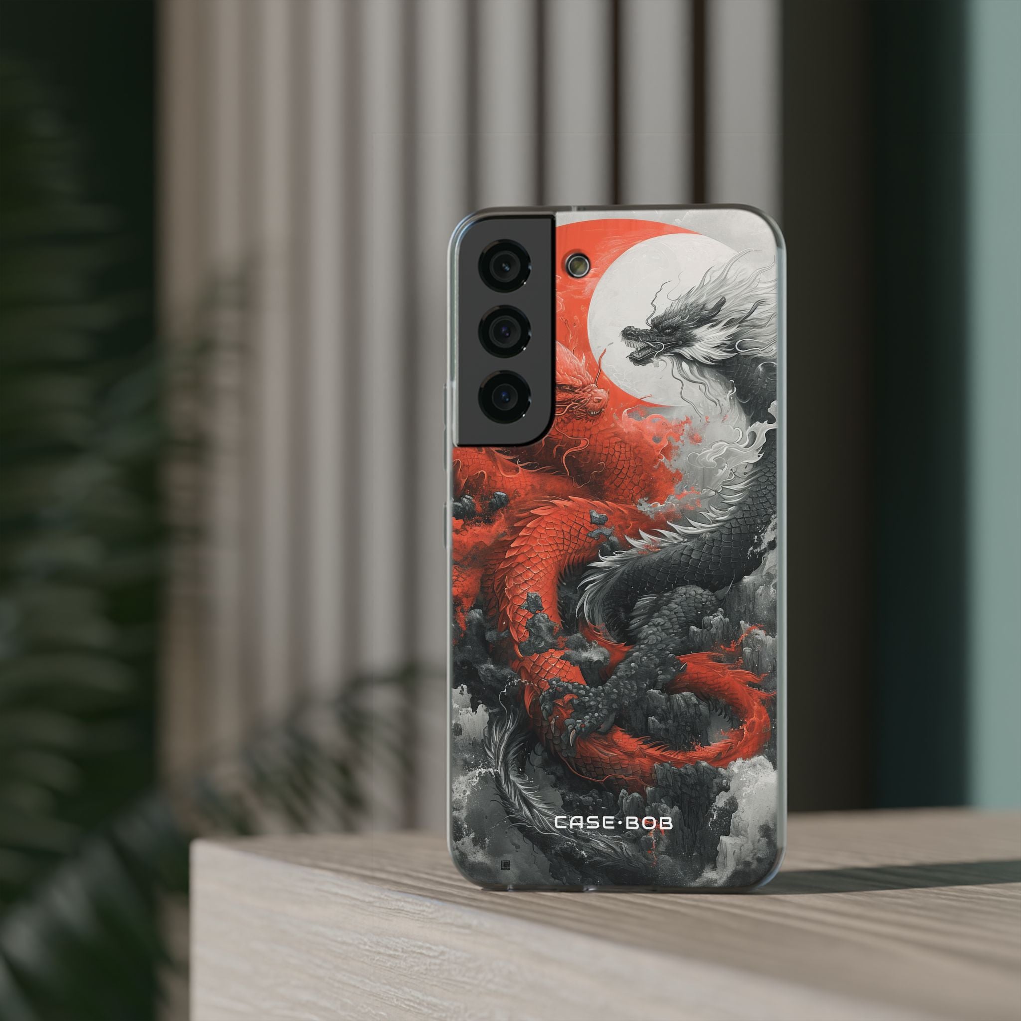 Twin Dragons Crimson Samsung S22 - Soft