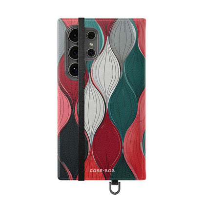 Leaf Spiral Pink - Samsung S24 Ultra Case - Wallet