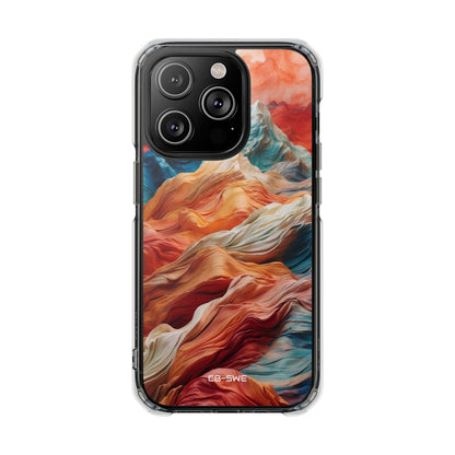 Mountain Waves Flow iPhone Case - Impact
