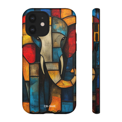 Elephant Shapes Dance - iPhone Case