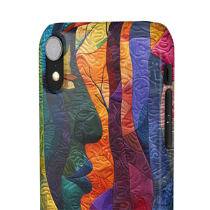 Interwoven Vibrance | Slim Phone Case for iPhone