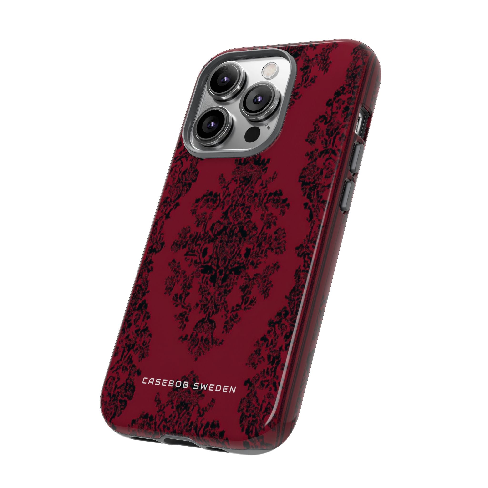 Gothic Crimson Elegance iPhone 14 - Tough Phone Case