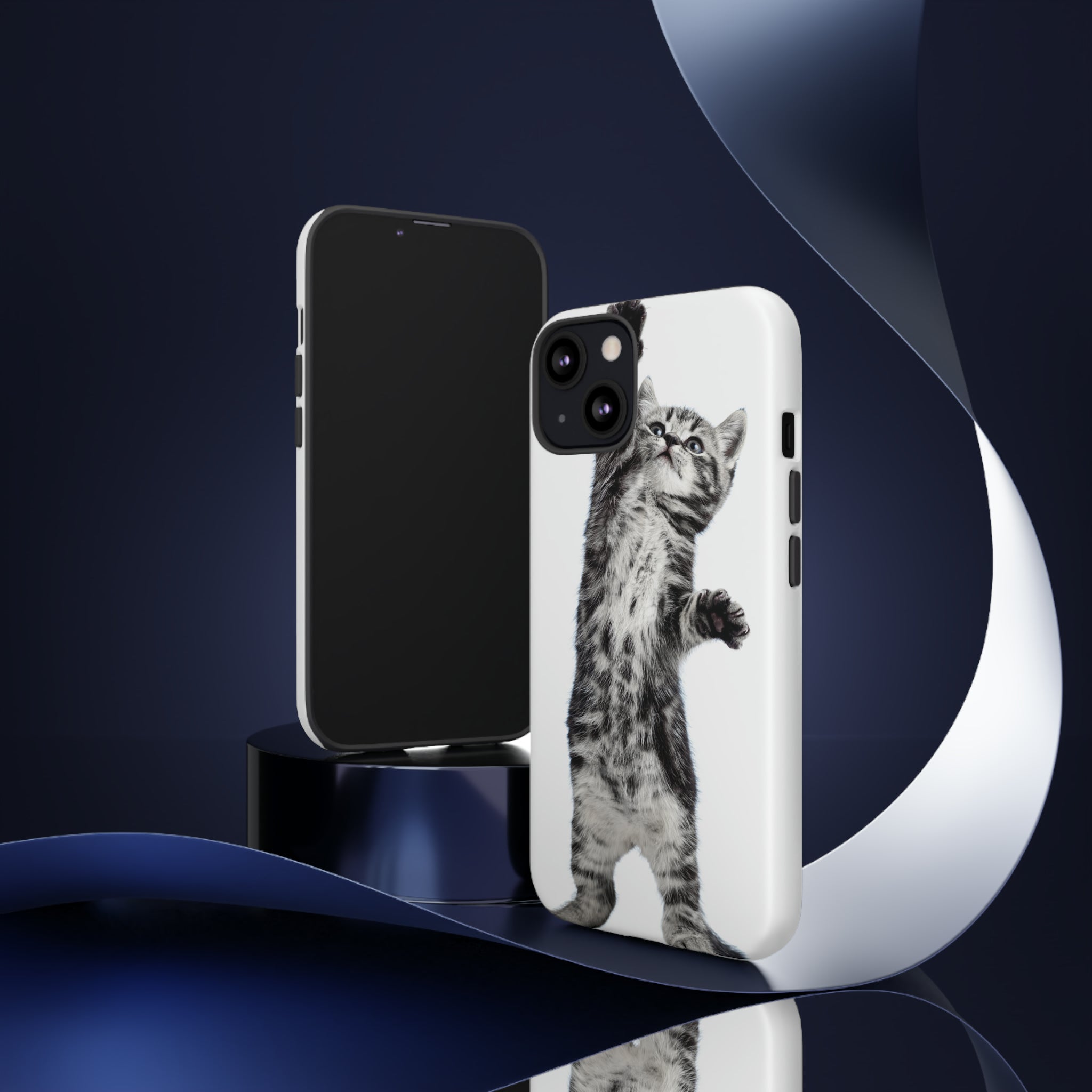 Playful Kitten - Protective Phone Case