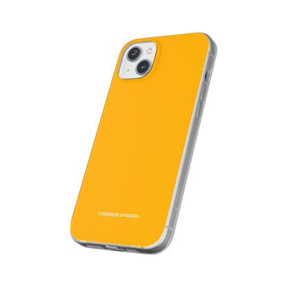 Amber Yellow - Flexi iPhone 14 Phone Case